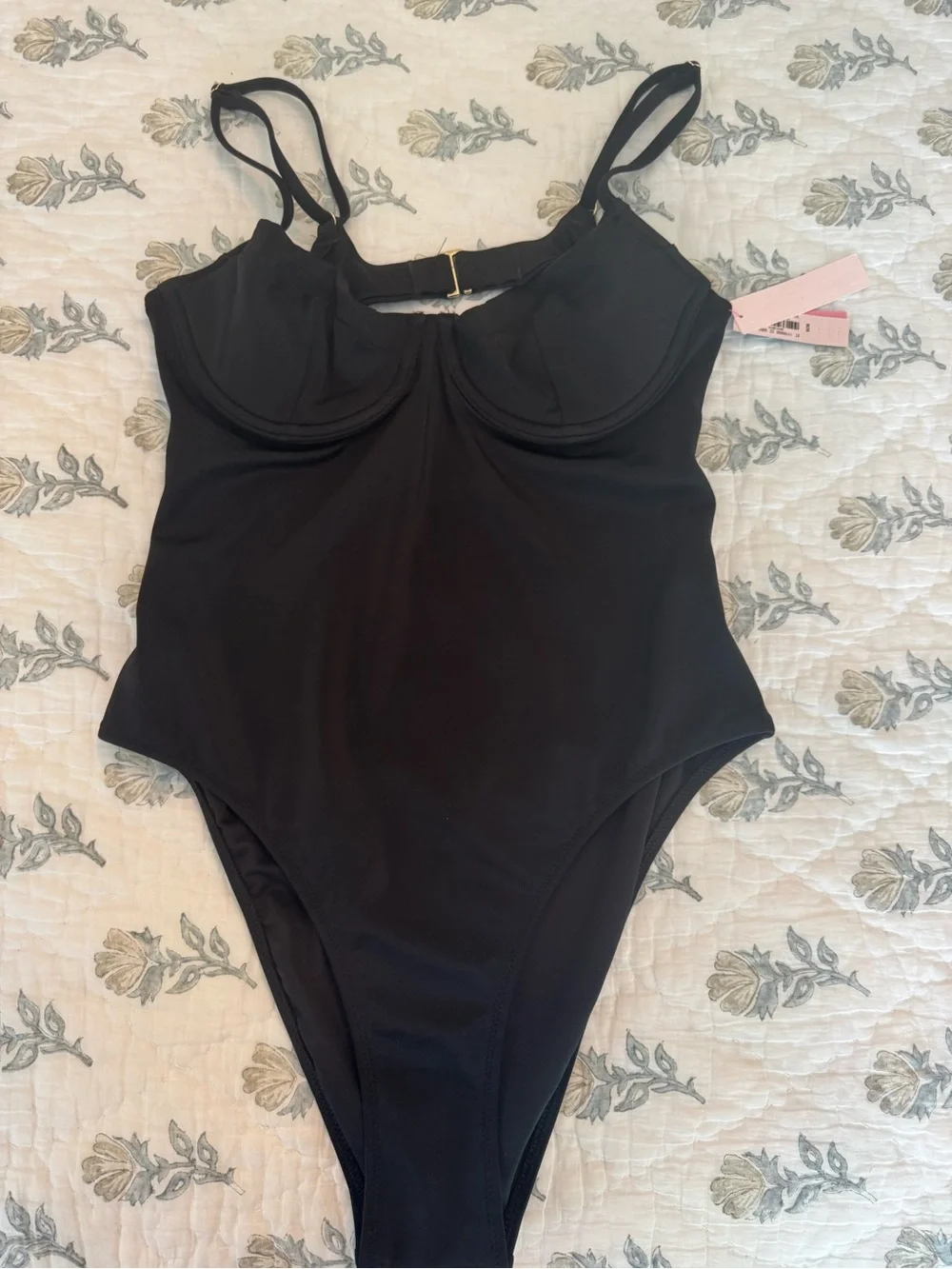 Brand new Victoria's Secret Black Bustier One-Piece Swimsuit